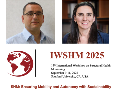 Nazih Mechbal et Maria Pina Limongelli au IWSHM2025